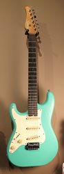 Schecter Signature Nick Johnston Traditional SSS LH Atomic Green